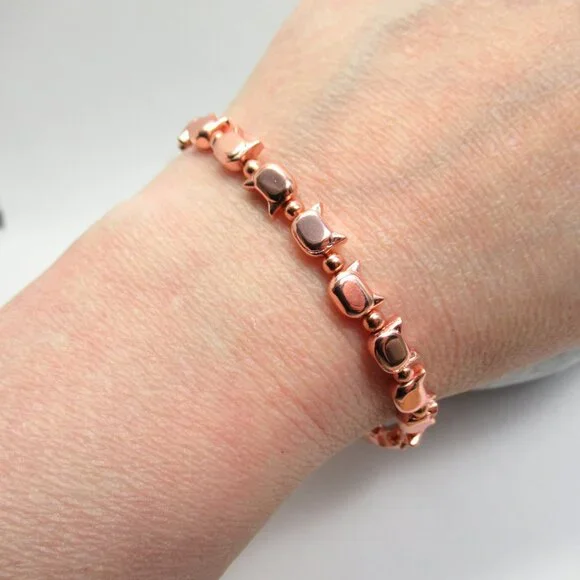 Copper Cat bracelet - Picture 11 of 11
